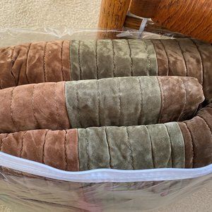 Rust, Brown & Green Full/Queen Comforter Set